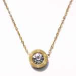 Stainless Steel Golden chain Pendant Necklace