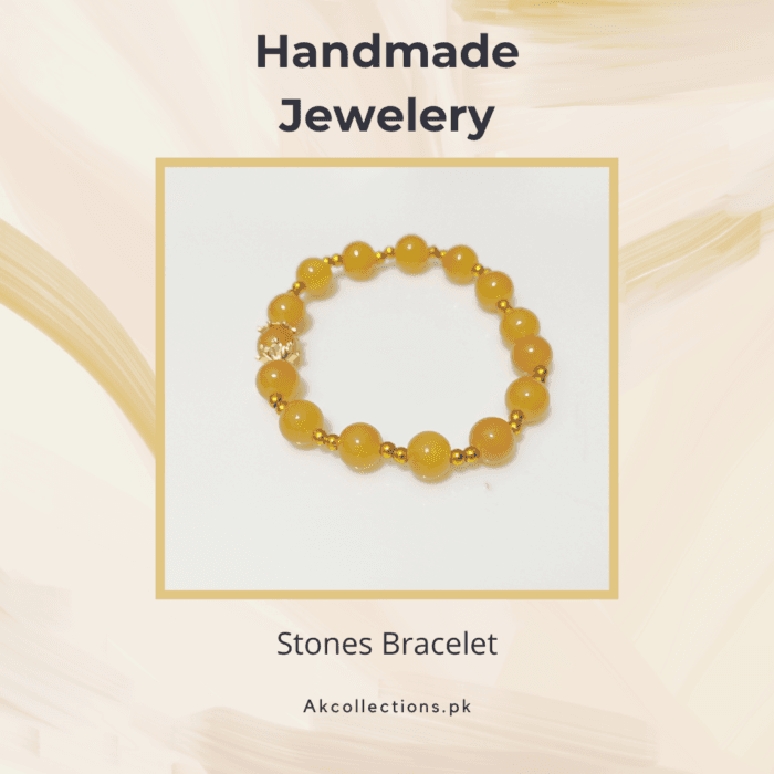 Bohemian Glass Crystal Stones Bracelet (High quality marble stones)