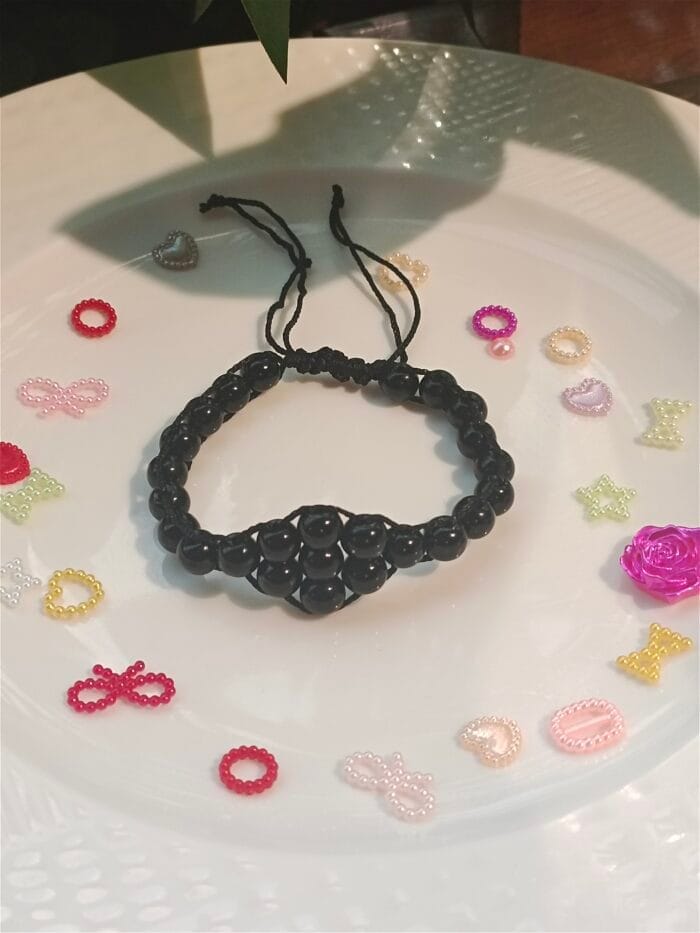 MACRAME BEADS BRACELET - FITS LOVELY ON ANY WRIST