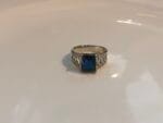 Classic Zircon Blue Stone Ring