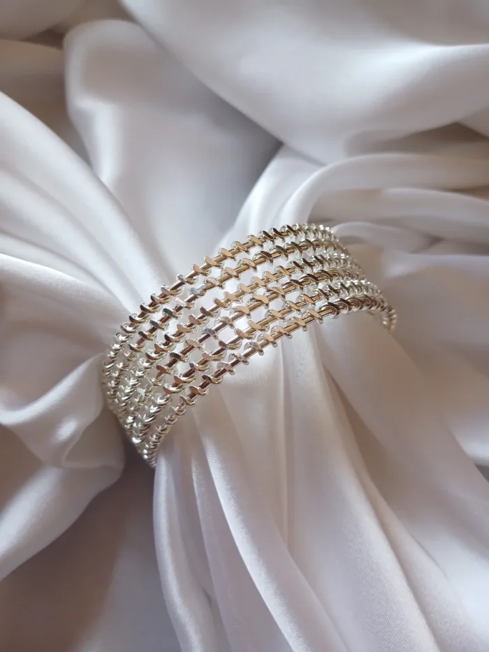 Trendy Silver Bangles