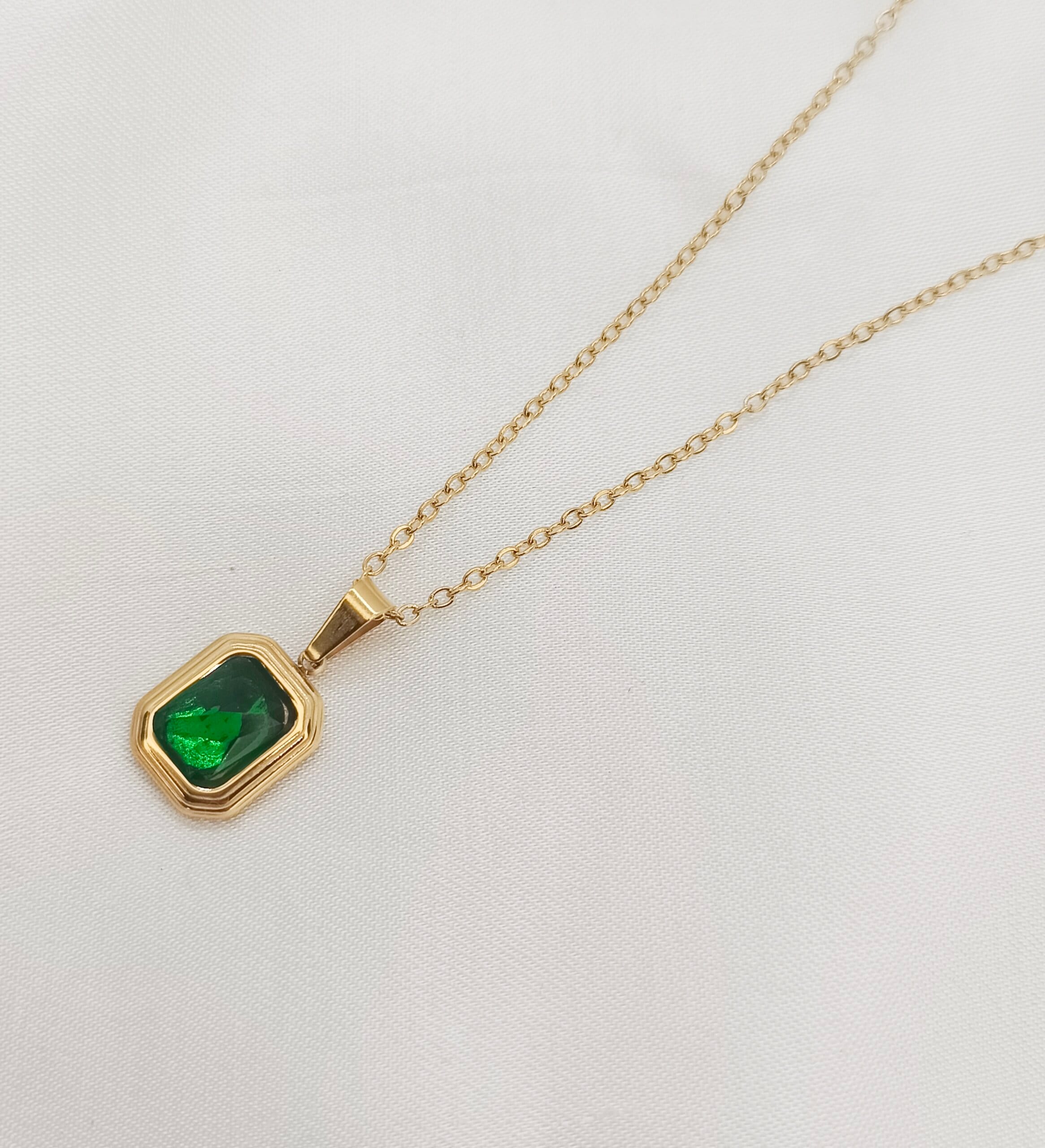 IMG_20240913_173610 Gorgeous Cubic Emerald Stainless Steel Locket