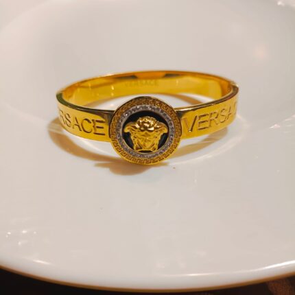 Premium Quality Stainless Steel Brand Inspired Versace Handcuff/Bangle