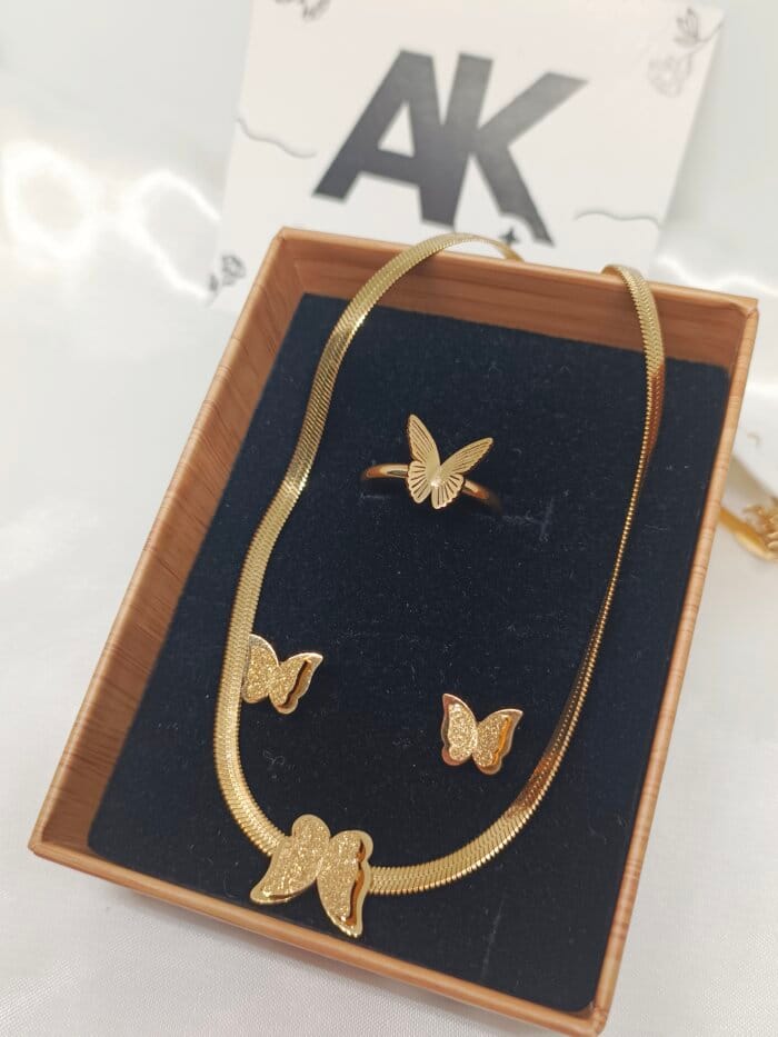 Stainless Steel Butterfly Combo Set 3 Pcs