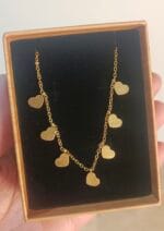 Stunning Stainless Steel Heart Charm Necklace