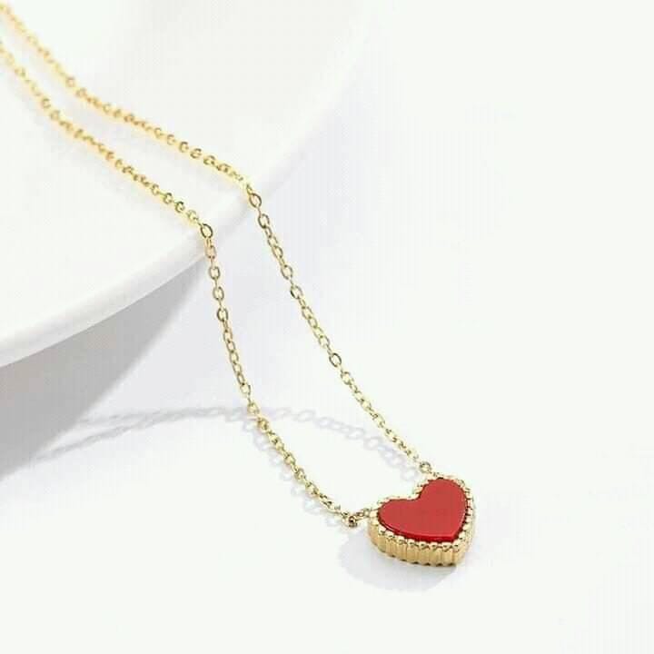 203539301_1198788150586179_9122796134071872472_n Double Sided Red White Heart Pendant Stainless Steel Necklace