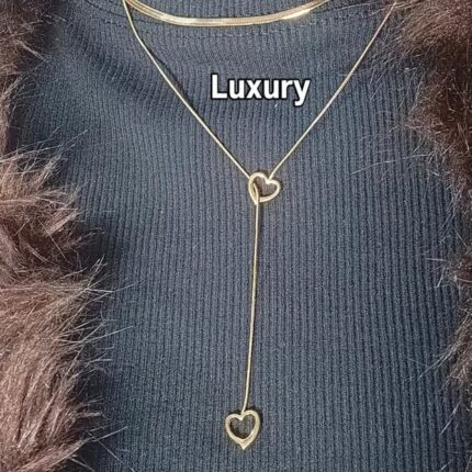 Double Layered Sweetheart Necklace | Water Proof | Premium Quality