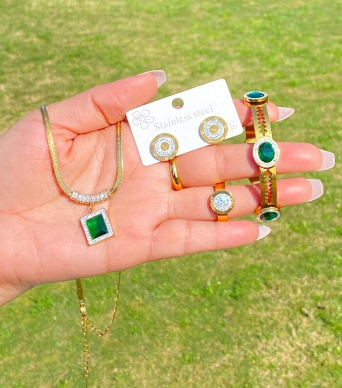Glamorous 4 Pcs Combo Deal | Tarnish Free