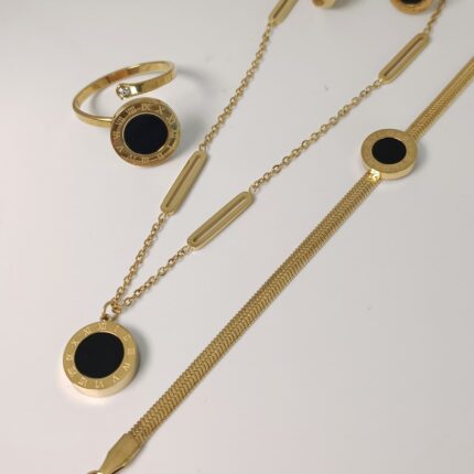 Roman Black Set | Stainless Steel | Water Proof